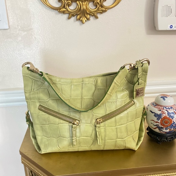 Dooney & Bourke Croco Embossed Leather bag - Picture 2 of 10